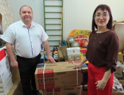 Детский сад «Голубые дорожки» получил в подарок от Георгия Ковалевского сплит-систему