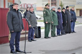 В войсковой части 3504 состоялась церемония вручения боевого знамени