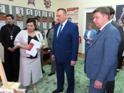 В школе №8 открылся патриотический музей «Мужество»