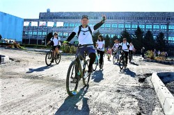 К велопробегу в честь Дня без автомобиля присоединились 300 спортсменов