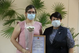 Людмила Ткаченко поблагодарила сотрудников социальной службы за работу во время распространения коронавирусной инфекции