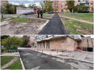 Благодаря помощи депутата Волгодонской городской Думы Алексея Плотникова в 19 округе отремонтированы внутридворовой проезд и пешеходная дорожка