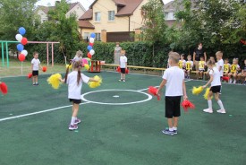 В детском саду «Одуванчик» открыли новую спортивную площадку