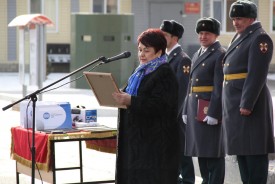 Людмила Ткаченко поздравила служащих войсковой части 3504
