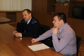 Заместитель председателя Думы Игорь Батлуков встретился с сотрудниками полиции Отдела №1
