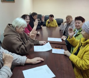 Ветераны 4-го округа провели отчетное собрание