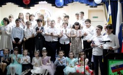 Воспитанники школы-интерната «Восхождение» подготовили концерт к Дню защитников Отечества