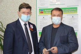 Сергей Ладанов вручил медали «35 лет ликвидации на Чернобыльской АЭС»