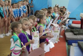 Порядка 100 участников собрали соревнования по спортивной гимнастике