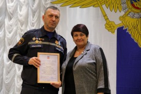 Людмила Ткаченко поздравила спасателей с профессиональным праздником