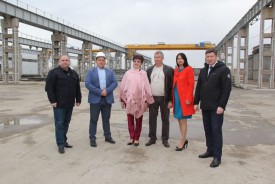 Представители фракции «Единая Россия» посетили завод по производству модульных стальных башен для ветроэнергетических установок