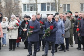 В Волгодонске открыли бюст Герою России