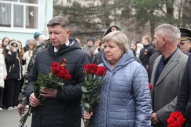 В Волгодонске открыли бюст Герою России