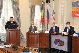 Главный полицейский Волгодонска представил депутатам отчет о деятельности МВД в 2021 году