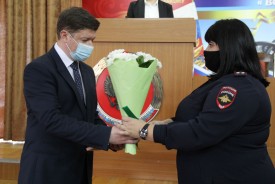 Сергей Ладанов поздравил сотрудников полиции с профессиональным праздником