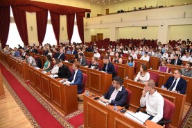 Волгодонцы приняли участие в первом заседании Молодежного парламента пятого созыва при Законодательном Собрании Ростовской области