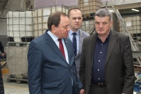 Волгодонск с рабочим визитом посетил депутат ГД Виктор Дерябкин