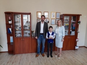Алексей Брежнев поздравил победителей XIII городского открытого Ушаковского фестиваля в восьмой школе