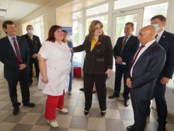 В больнице № 1 Волгодонска открыли памятный знак, посвященный ее юбилею