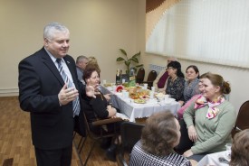 Петр Горчанюк поздравил горожанок с Международным женским днем