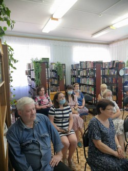 Встреча Кудряшова Д.А. с сотрудниками библиотеки, лицея 