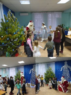 Дед Мороз со Снегурочкой повторно десантировались в округе 16