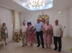 Округ №16: Золотые юбилеи совместной жизни отметили супруги Лебеденко и Трощенко