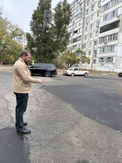 21 округ. Депутат Кудряшов лично контролирует выполнение работ в округе