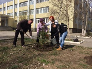 Кто с лопатой, кто с ведром – приведем в порядок дом!