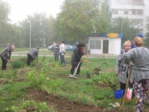 Осенний субботник в округе №16