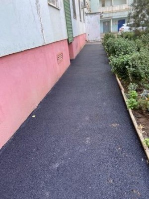 Округ 18. Выполнено асфальтирование на Гагарина,9