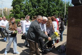 Волгодонцы почтили память строителя Юрия Чечина