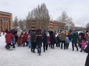 Селфи с Дедом Морозом и миньонами в 21 округе!