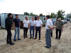 Депутаты фракции «Единая Россия» посетили строящийся Центр единоборств