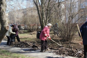 Прошел субботник в округе №18