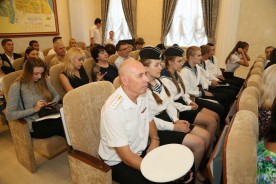 Председатель Волгодонской Думы – глава города встретилась с моряками корабля «Волгодонск»