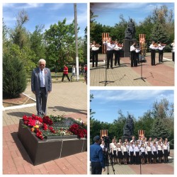 Округ №15: Депутат Пётр Горчанюк принял участие в возложении цветов посвящённом Дню Победы