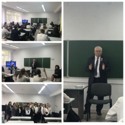 Депутат Пётр Горчанюк провёл для учащихся школы №24 - Урок парламентаризма. 