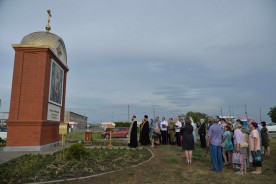 В Волгодонске восстановили поклонный киот на въезде в город