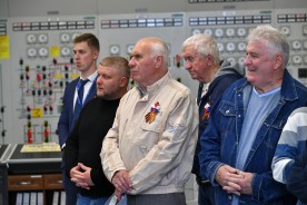 На Ростовской АЭС побывали строители, четверть века назад принимавшие участие в сооружении первого энергоблока