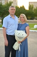 В День семьи, любви и верности на Ростовской АЭС поздравили юбиляров семейной жизни