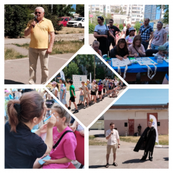 Округ №15. Депутат Пётр Горчанюк подарил юным жителям микрорайона праздник «Здравствуй, лето!».