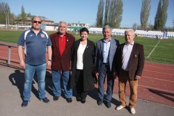 Председатель Волгодонской Думы-глава города приняла участие в открытие сезона Чемпионата области по футболу