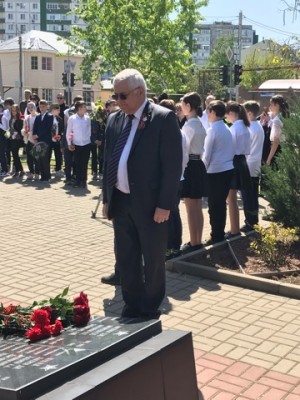 Депутат Пётр Горчанюк принял участие в возложении цветов посвящённом Дню Победы