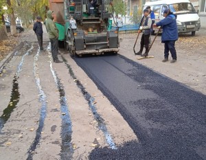 Завершение асфальтирования в округе №4