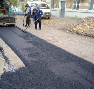 Завершение асфальтирования в округе №4
