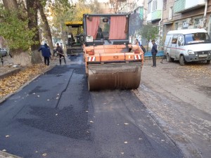 Завершение асфальтирования в округе №4