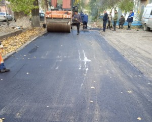 Завершение асфальтирования в округе №4